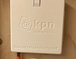 Aanleg glasvezel door KPN